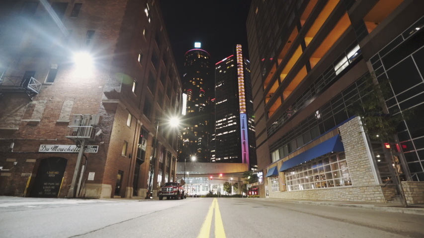 Detroit , Michigan / United States - 09 12 2018: Renaissance Center Detroit