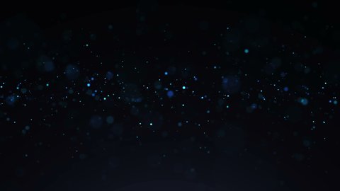 Abstract Dust Particles Background. Bokeh Particles Background. Loop