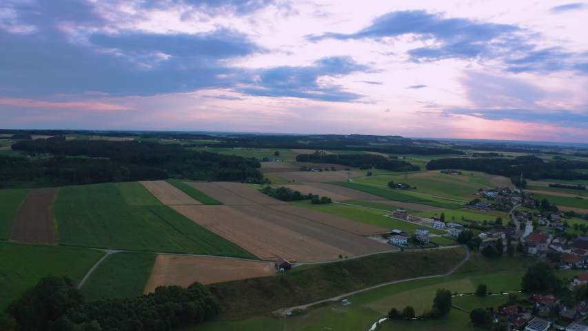 Beautiful Sunset in Austria near Salzburg