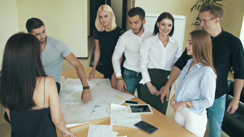 Business people join hand together