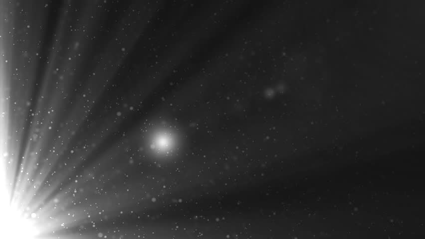 Lights grey bokeh background. Abstract motion background with spotlights and rays lens flares.  Angular animation.  loop able abstract background circles.