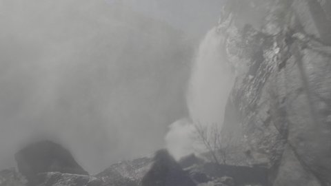 Yosemite National Park Waterfall Up Close
