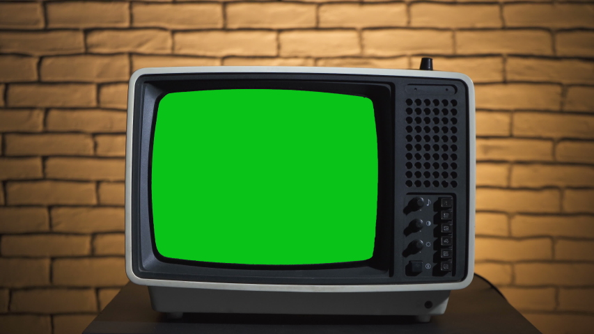 Video of retro tv with chroma key | Shutterstock HD Video #1035165221