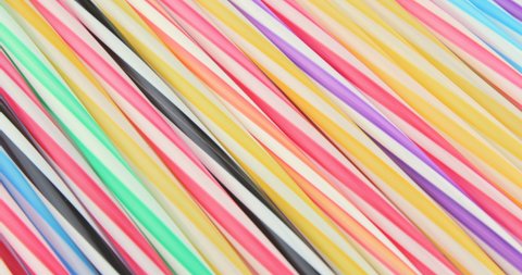 Pattern with candy parallel lines. Food background