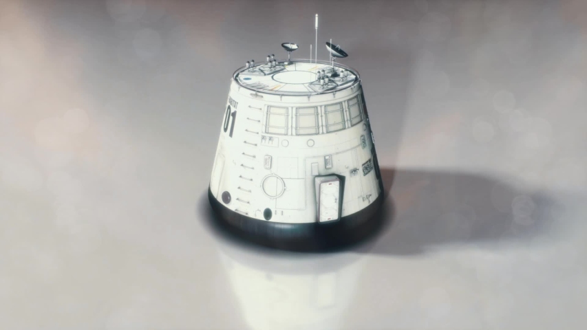 Sci-Fi Space Craft Lander by Fictitious Future Space Agency