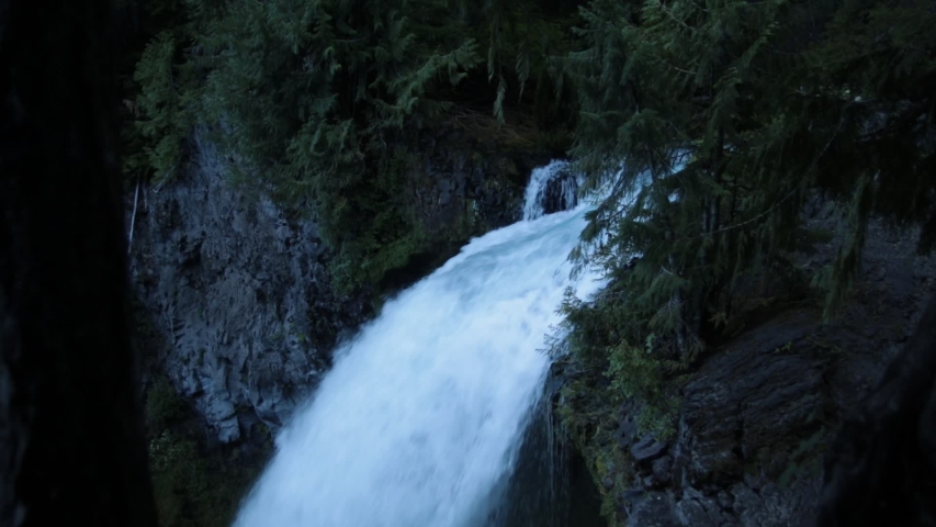 Sahale Falls waterfall
