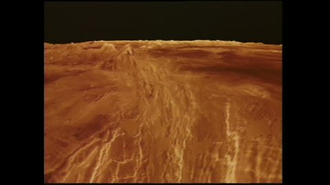 1990s: Topographical images of surface of Venus.