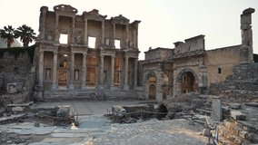 Very well preserved old roman library at ancient roman ruins site. - Powered by Shutterstock - Get 15% off with code: PIKWIZARD15