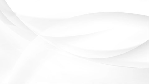 White abstract flowing waves motion graphic design. Video animation Ultra HD 4K 3840x2160