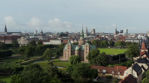 Rosenborg Castle located in Denmarks capital, Copenhagen