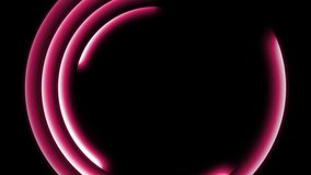 Abstract seamless spiral background, round spectrum laser frame, motion graphics neon effects 4k, glowing energy lines. Energetic infinite loopable circle pattern perfect for modern opening video