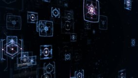 GUI (Graphical User Interface). Software screen in cyberspace. Communication network. AI Artificial intelligence). - Powered by Shutterstock - Get 15% off with code: PIKWIZARD15