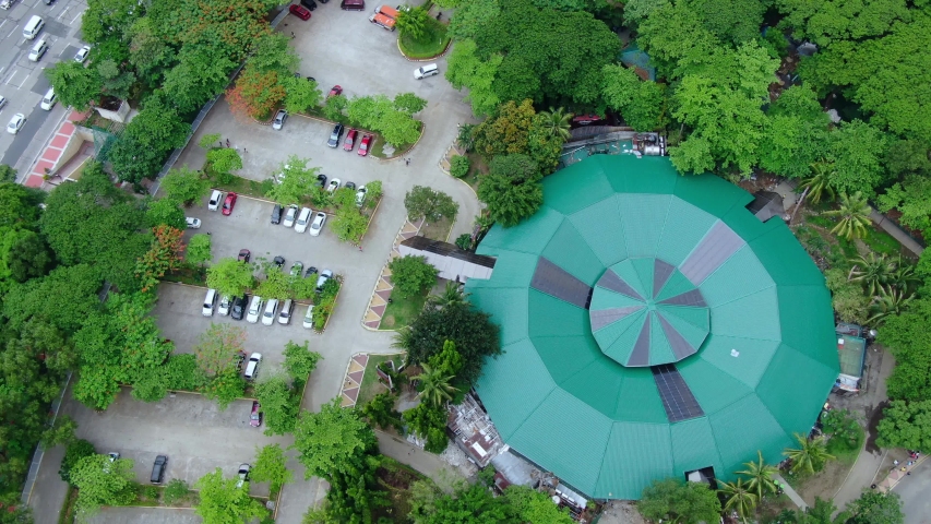 Top down view of some area of the quezon Memorial Circle.