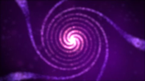 Particle Spiral Swirl - Loop Violet