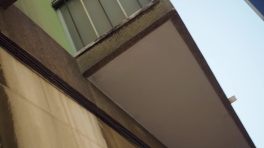 Payed Parking Sign in a Pole with rotation camera