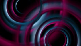 Smooth blurred blue and purple circles. Abstract tech futuristic elegant motion background. Seamless looping. Video animation Ultra HD 4K 3840x2160