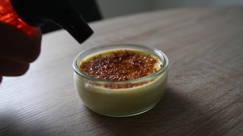 Creme Brulee Top Stock Video Footage 4k And Hd Video Clips Shutterstock