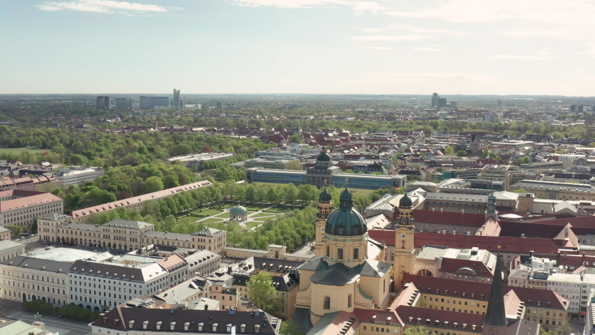 The Residenz and its garden - Munich, Germany