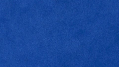 Close-up of A Blue Paper, Slow Zoom Out