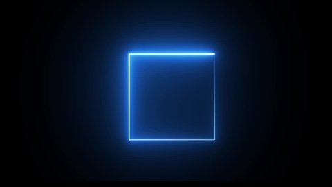 Neon Blue Light Background Animation Stock Footage Video (100% Royalty ...