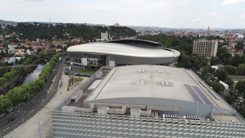 Cluj Napoca Clujromania Cluj Arena Is A Stadium Stock Footage Video 100 Royalty Free 1035862451 Shutterstock