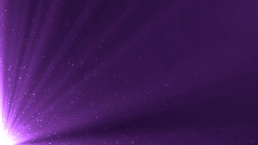 Lights violet bokeh background. Abstract motion background with spotlights and rays lens flares.  Angular animation.  loop able abstract background circles.
