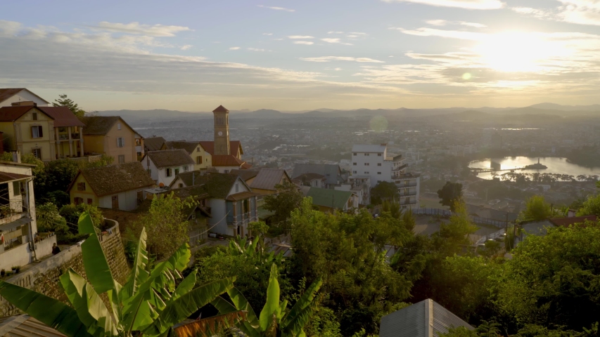 View over the beautiful city of Antananarivo or Tana, capital of Madagascar