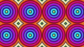 Moving random unusual futuristic texture. Psychedelic animated background. Looping footage.