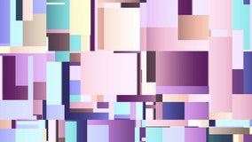 Transforming abstract shapes. Abstract geometric background. Seamless looping footage.