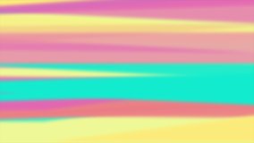 Holographic neon abstract stripes pastel hipster style motion graphic design. Seamless looping. Video animation Ultra HD 4K 3840x2160