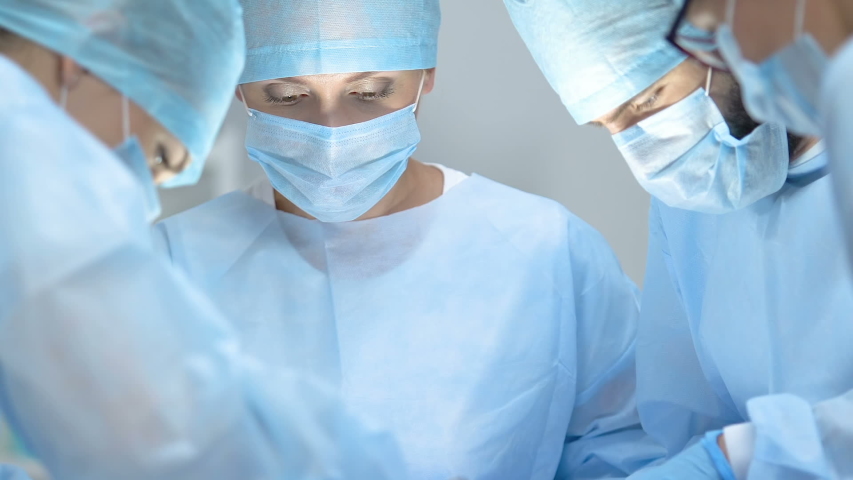 Group of Surgeons in Uniform Stock Footage Video (100% Royalty-free ...