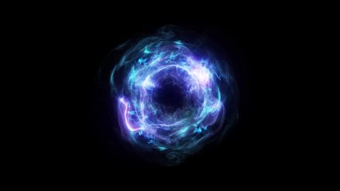 Realistic energy explosion and blasts with black png background. VFX element.