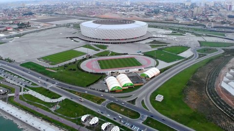 pic Baku Stadium Aerial baku azerbaijan may 2019 stock