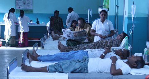 Poor People in Government general Hospital Hyderabad India 15th August 2019