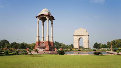 India Gate landmark in Central Delhi