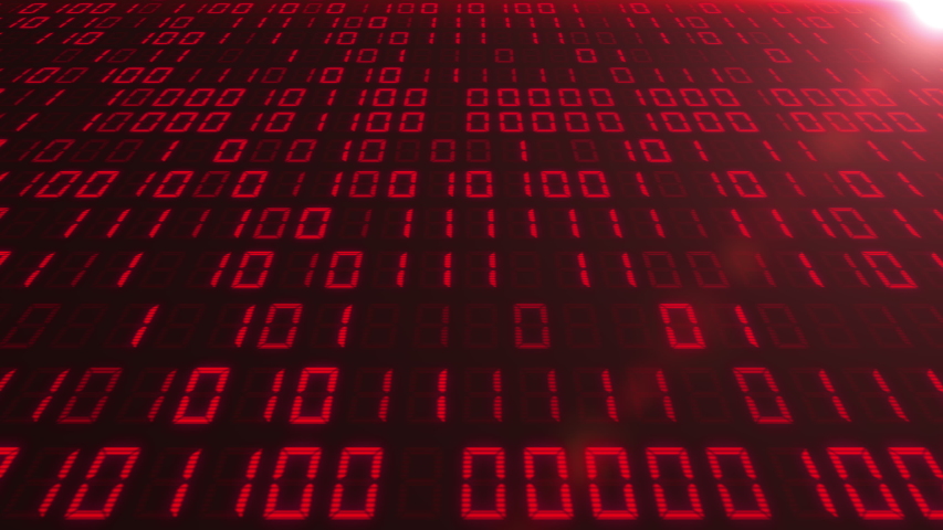 Screen Of Red Binary Code Stock Footage Video 100 Royalty Free Shutterstock