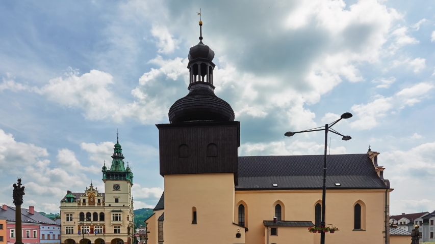 Church of Saint Lawrence (Nachod), of Hradec Kralove region, Czech Republic.