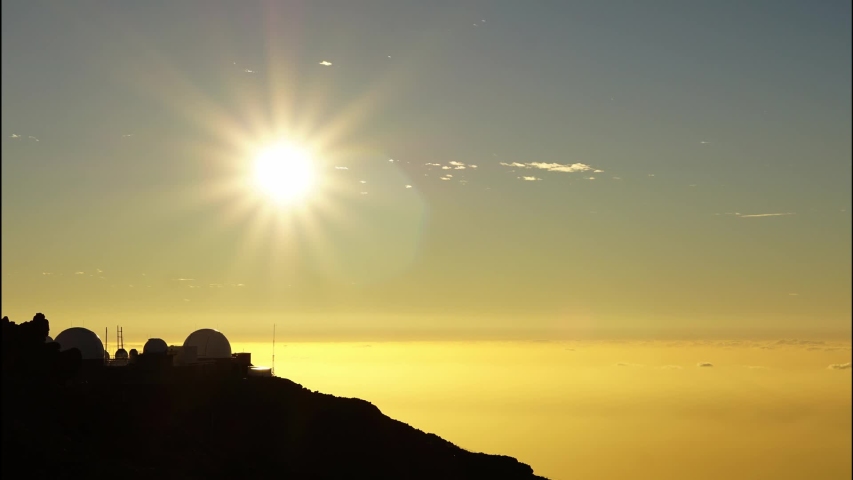 The Haleakala volcano is ubiquitous to the Maui island in Hawaii. Once you get on top of volcano at 10,000 feet you can over see the whole island. You can witness sunsets falling down over the Pacific