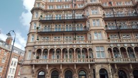 Luxury hotel in London - british victorian building, UK