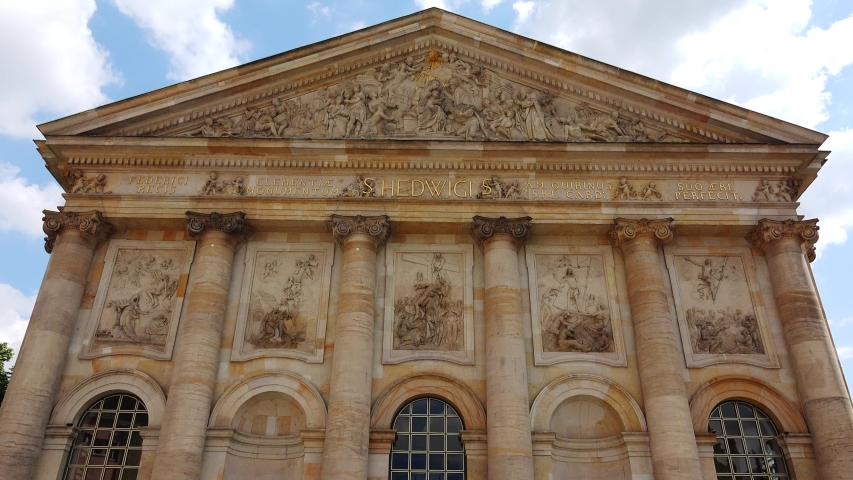 German State Opera. Berlin. Germany. Shot in 4K (ultra-high definition (UHD)).
