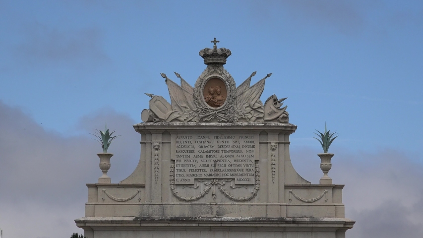 A Carved Inscription On Monument