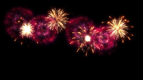 Animated Fireworks Display Loopcycle Video De Stock 100 Libre De Droit Shutterstock