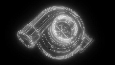 logo turbo didital lasr animation