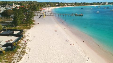Bridgetown , Saint Michael / Barbados - 06 10 2019: Beach