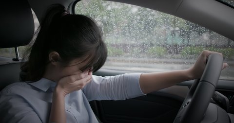 Asian Woman Feel Depressed and Stock Footage Video (100% Royalty-free)  1036467584 | Shutterstock
