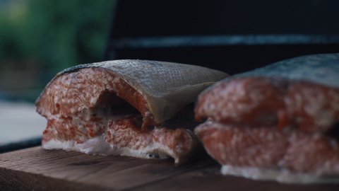 Grilling Sockeye Salmon on Cedar Plank
