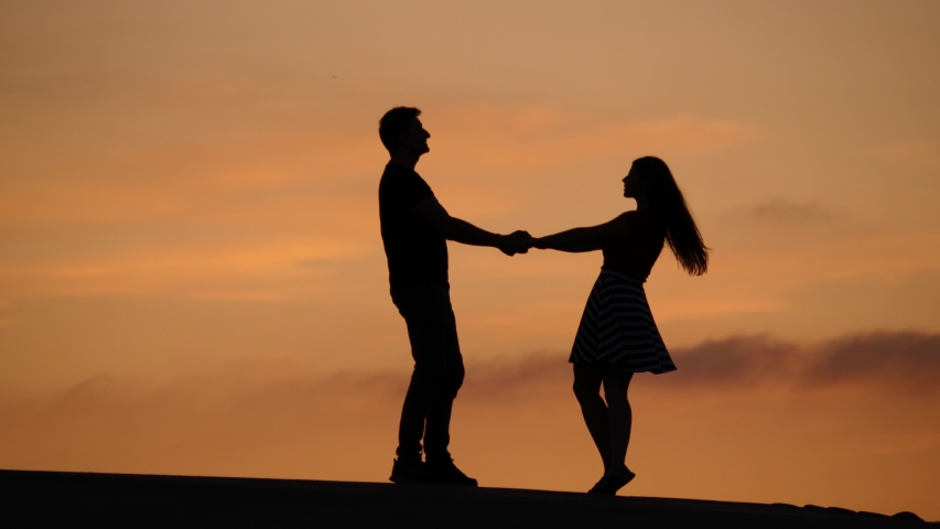 Lovely Couple Holding Hands And Stock Footage Video 100 Royalty Free Shutterstock