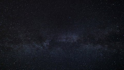 Milky Way rotating time lapse