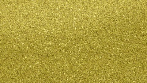 Golden glimmered background, seamless loop animation