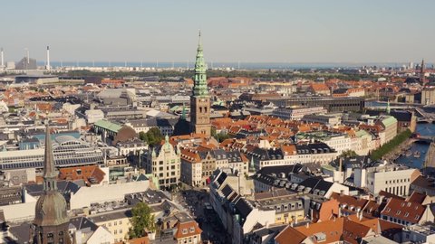Cityscape of Copenhagen, the capital of Denmark